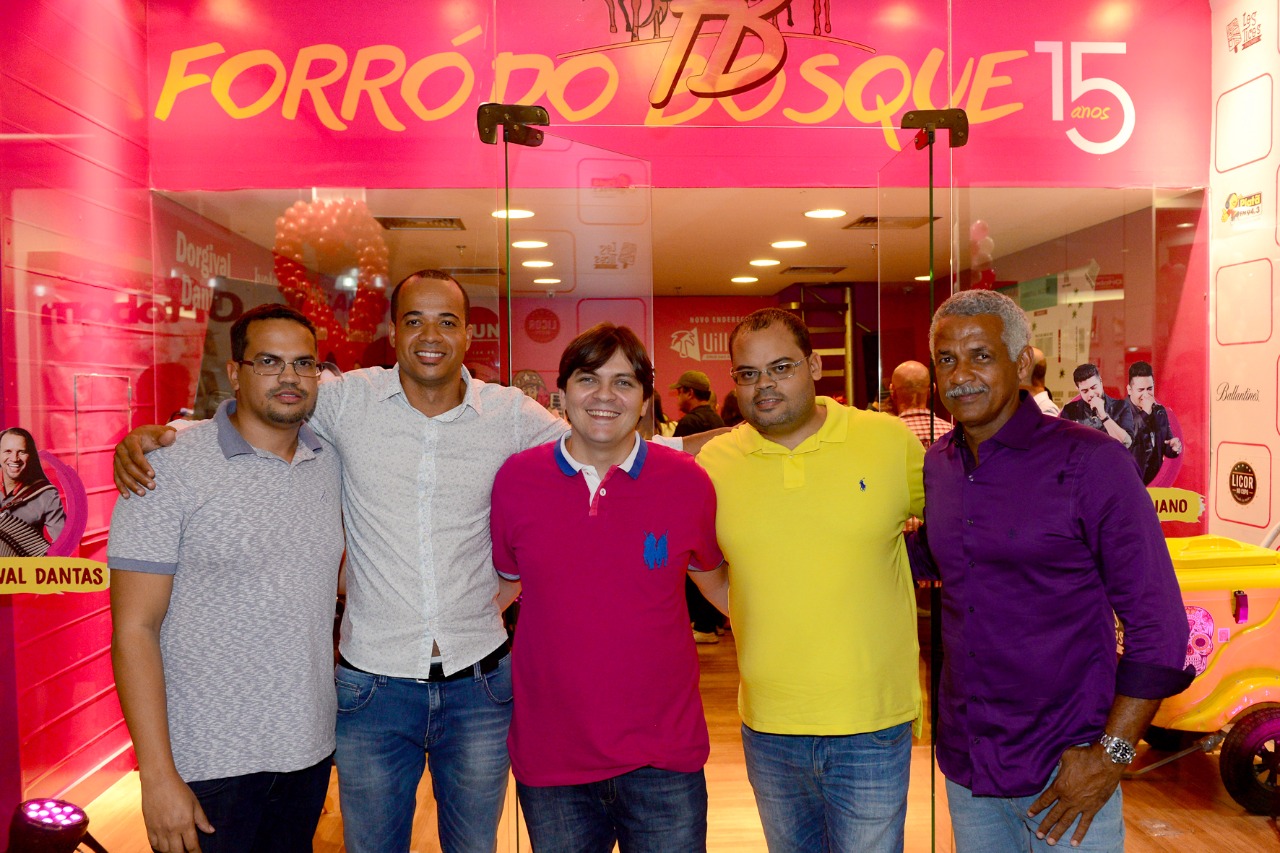 Lazaro Cunha, Orlando Melo, André Tosta, Thiago Cunha e Antonio Ribeiro Dólar